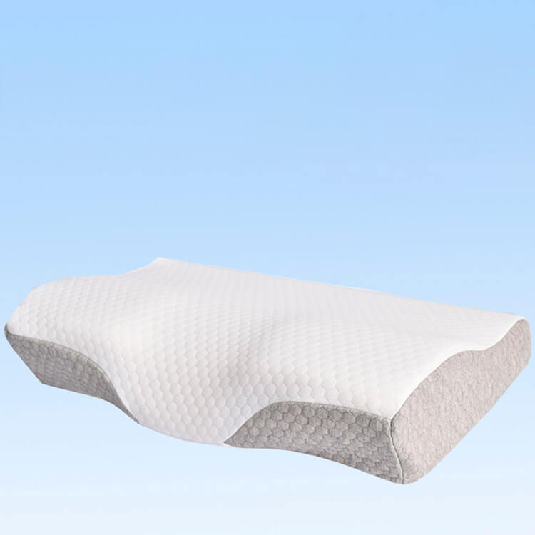 Trend™ Orthopedic Memory Foam Pillow for Neck and Sciatica Pain White and Light Grey Trend™ Memory Foam Pillow Memory Foam Neck Pillow