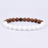 Volcanic Stone Bracelet White & Wood II Men's Bracelet