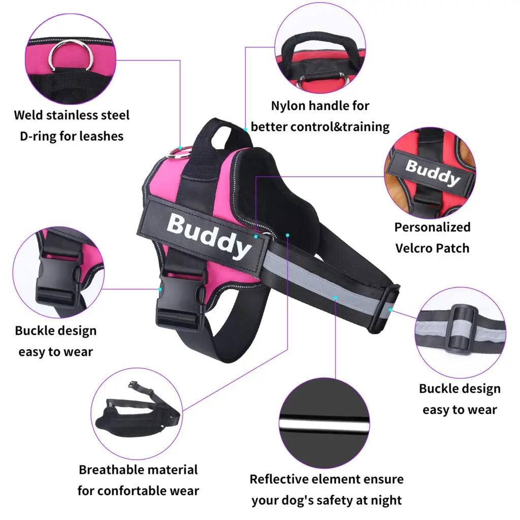 Fur Baby Friend™ Personalized No-Pull Dog Harness
