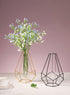 Glass Propagation Vase With Bottleneck Iron Stand Glass Propagation Vase