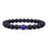 Volcanic Stone Bracelet Black XI Men's Bracelet