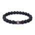 Volcanic Stone Bracelet Black XIV Men's Bracelet