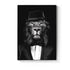 Cool Humanoid Animal Canvas Lion Elegance Canvas