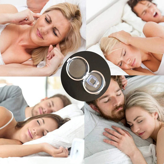Snore Stopper Magnetic Nose Clips - Anti Snoring Device 4pcs Anti-Snoring Magnetic Nose Clips