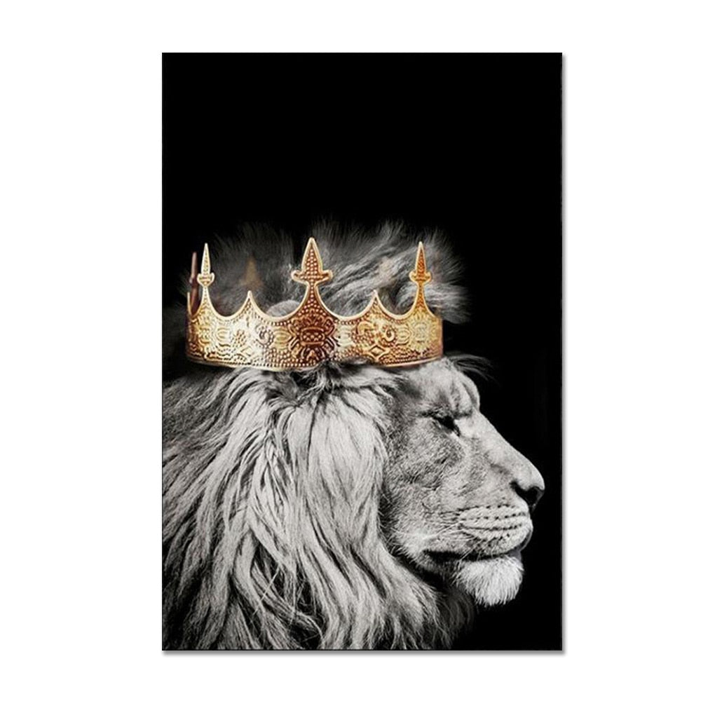 Lion King & Lioness Queen Canvas Lion King III Canvas