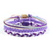 Multi Color Tibetan Bracelet Set Purple 3 Pcs Set Tibetan Buddhist Bracelet