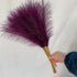 Fluffy Pampas Grass 55cm - Decorative Dried Flowers Dark Purple Pampas Grass