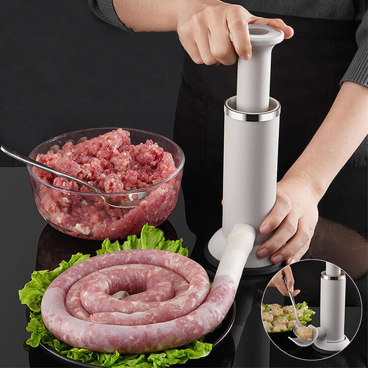 Sausage Meat Stuffer Press Machine With Dual Mode Sausage Stuffer Sausage Stuffer