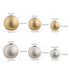 Golden & Silver Frosted Ball Vases Frosted Vase