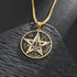 Nordic Anchor Compass Necklace - Personalized Hip Hop Fashion Jewelry for Men Style 35-Gold Men's Necklace