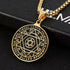 Nordic Anchor Compass Necklace - Personalized Hip Hop Fashion Jewelry for Men Style 37-Gold Men's Necklace