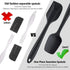 6-Piece Silicone Spatula Set - Food Grade, Heat Resistant Turners for Cooking, Baking, and Mixing