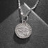 Eye of Horus Necklace - Ancient Egypt Protection Pendant Style 7-Silver Men's Necklace