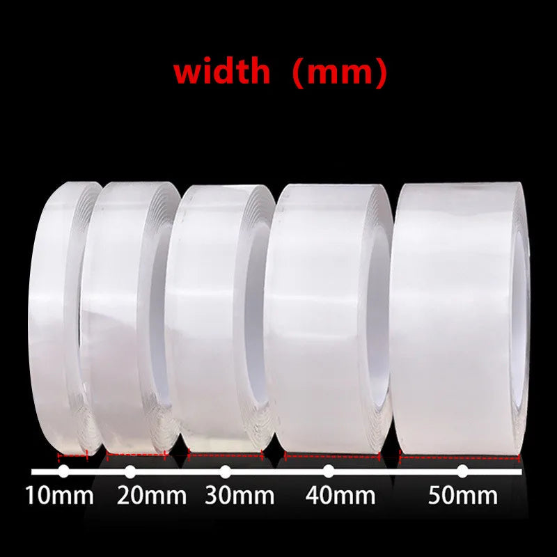 Nano Double-Sided Adhesive Tape - Traceless, Waterproof Gel Tape for Bathroom and Kitchen