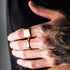 Stylish Stainless Steel Men's Ring - Classic Round Finger Band Jewelry Gift Men's Rings