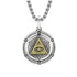 Eye of Horus Necklace - Ancient Egypt Protection Pendant Style 41-Silver Men's Necklace