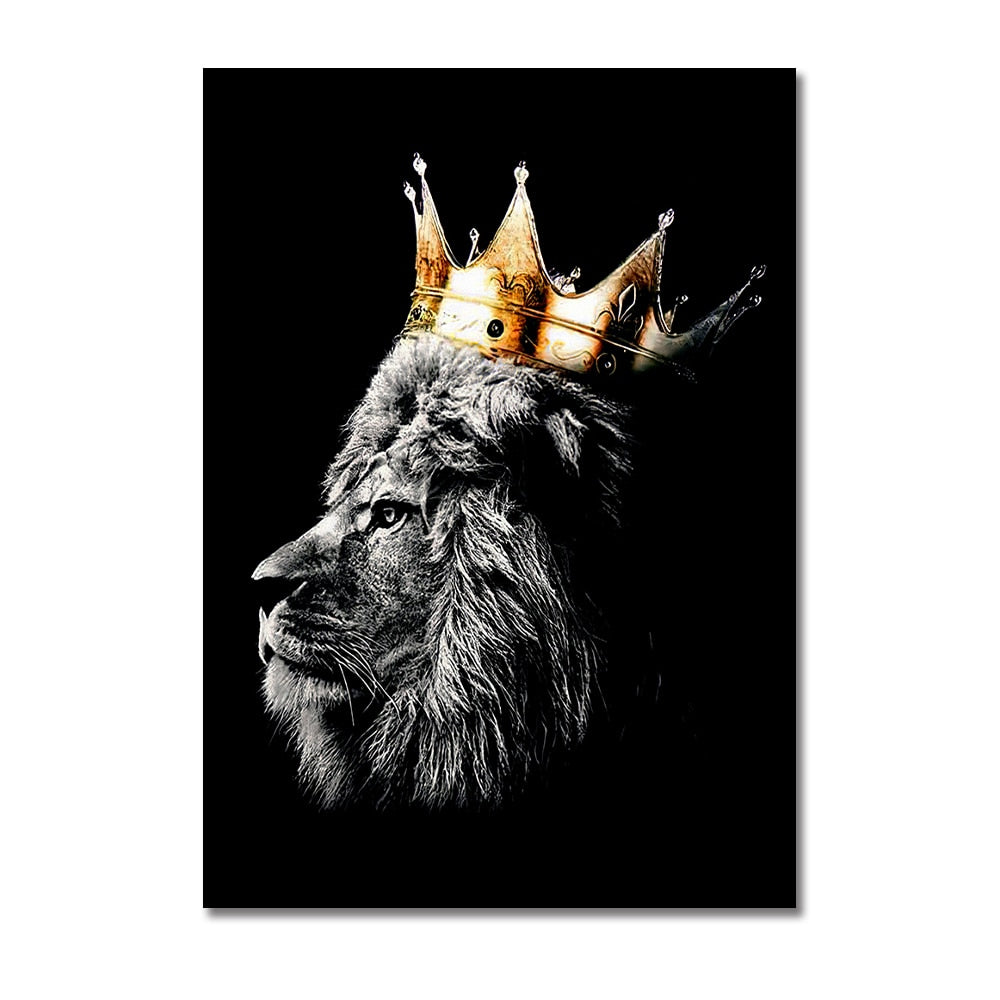 Lion King & Lioness Queen Canvas Lioness Queen I Canvas