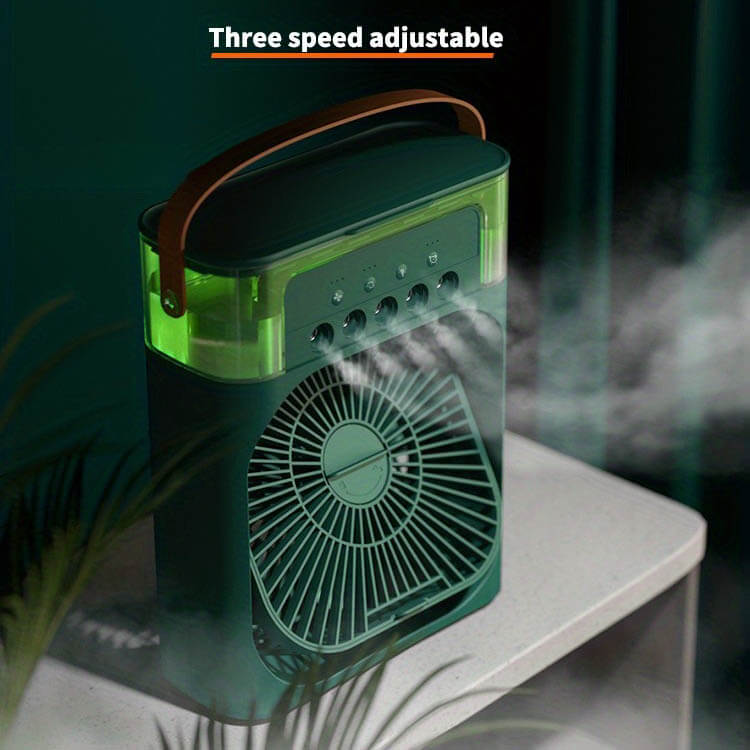Portable Air Conditioner Fan 3 In 1 - Mini Portable Room LED Fan With Air Cooler And Humidifier Portable Air Conditioner