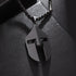 Ares Spartan Helmet Necklace - Vintage Handmade Charm Pendant for Men Style 3 - Black Men's Necklace