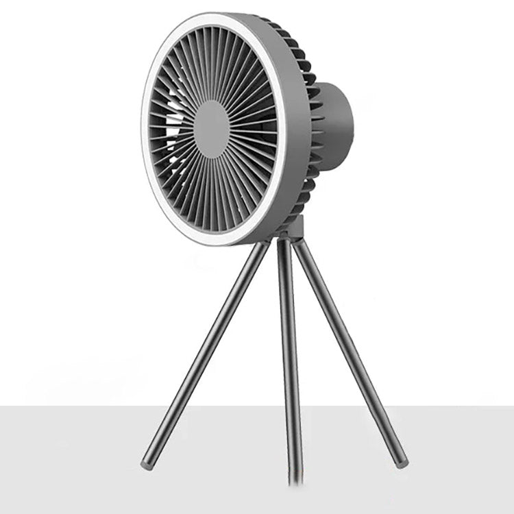 Rechargeable 10000mAh Portable Fan With Light Pro - Dark Grey Portable Fan