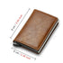 Anti-Theft RFID Credit Card Holder - Minimalist Slim Wallet for Men