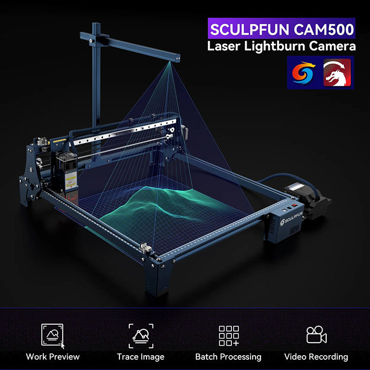 SculpFun CAM500 - 120° Angle Engraving Laser Camera Engraving Laser Camera