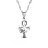 Eye of Horus Necklace - Ancient Egypt Protection Pendant Style 19-Silver Men's Necklace