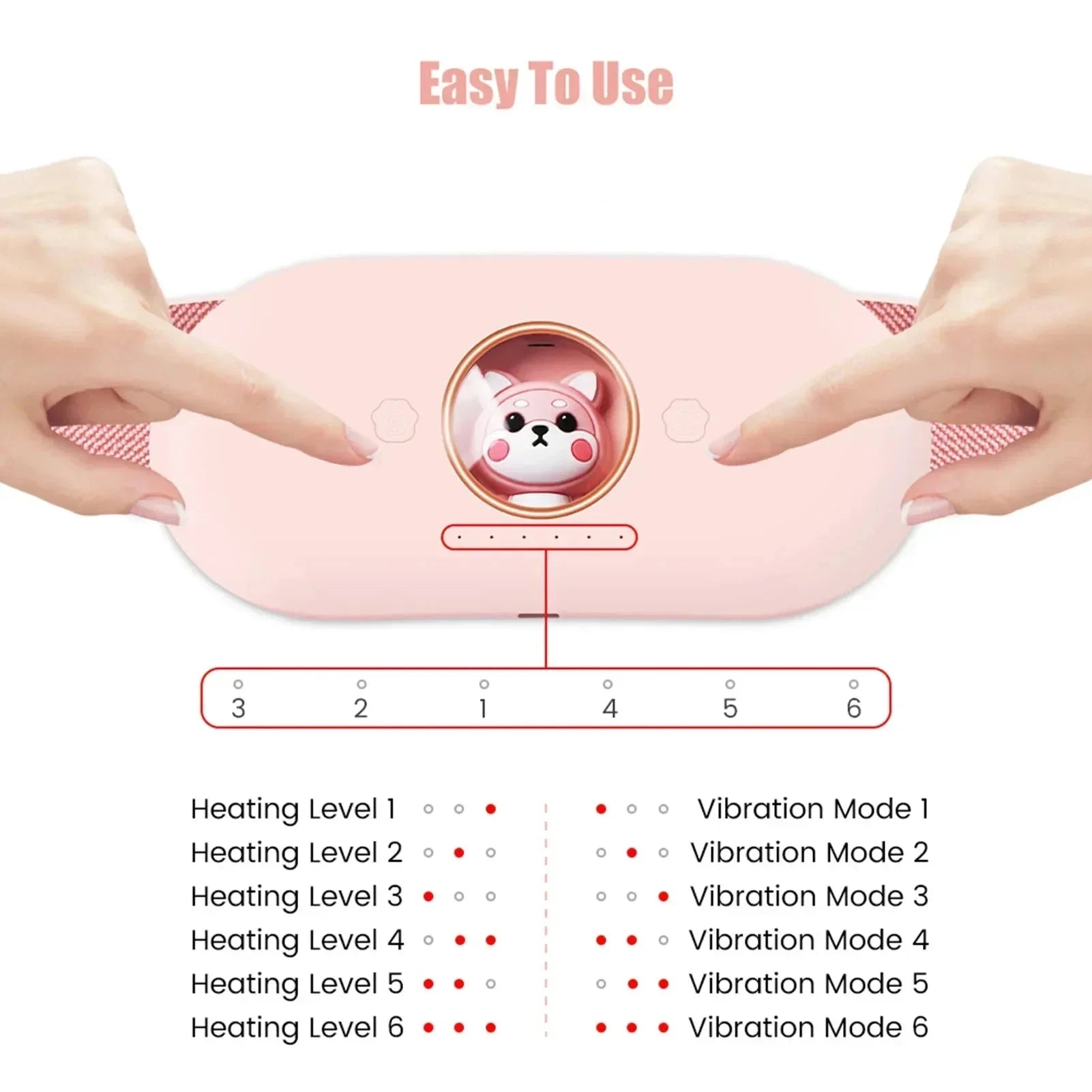 Velvet™ for periods. Velvet,  your portable heating massager pad