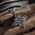 Witch Knot Necklace - Stainless Steel Celtic Knot Pendant Men's Necklace