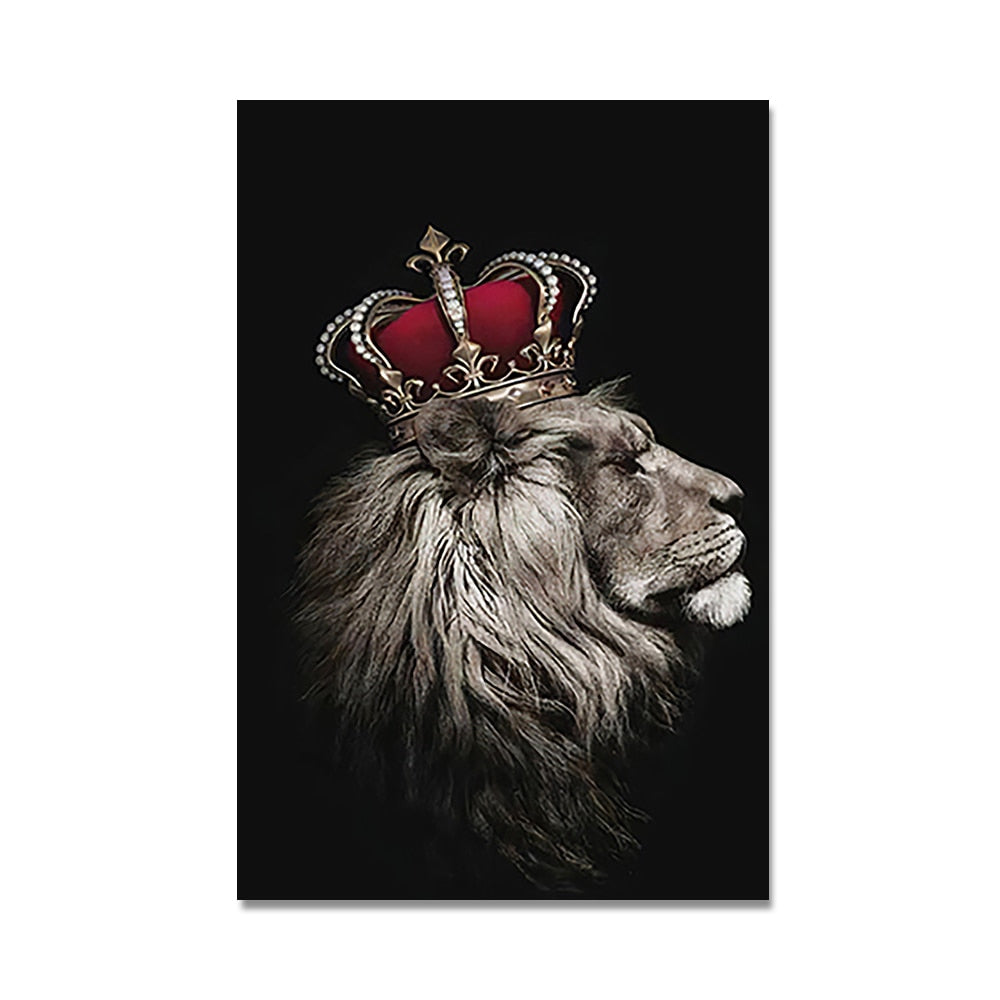 Lion King & Lioness Queen Canvas Lion King II Canvas