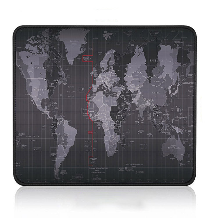 World Map Mouse Pad - Extra Large Desk Mat 250 x 300 x 2 mm World Map Mouse Pad