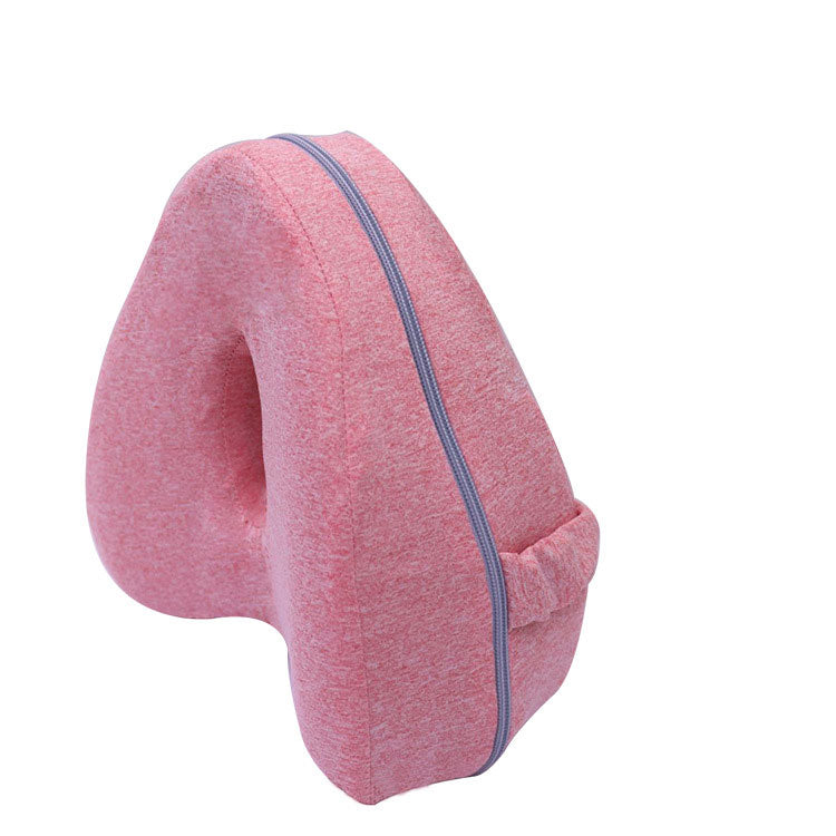 Trend™ Orthopedic Knee Pillow - Leg Pillow for Side Sleepers Pink - with Strap 25 x 20 x 10cm Orthopedic Leg Pillow