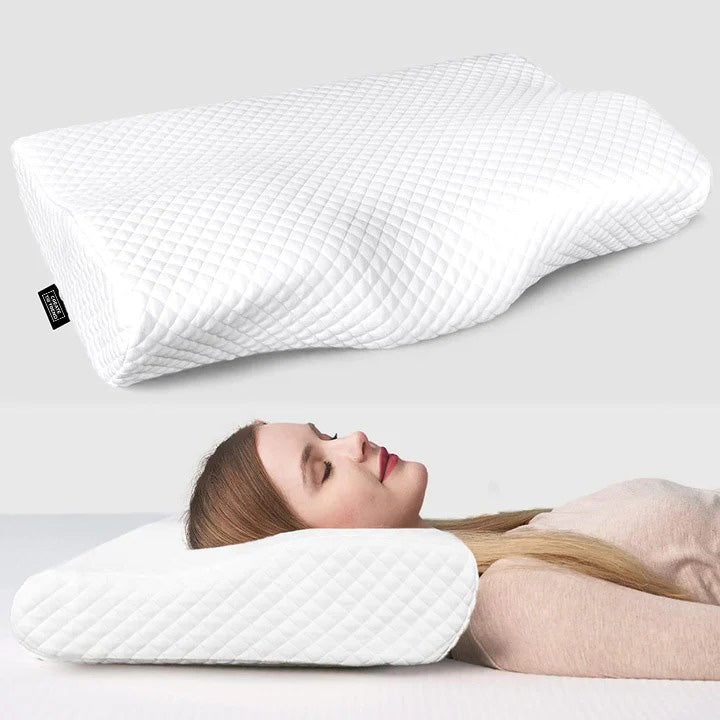 Trend™ Orthopedic Memory Foam Pillow for Neck and Sciatica Pain White Trend™ Memory Foam Pillow Memory Foam Neck Pillow