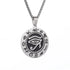 Eye of Horus Necklace - Ancient Egypt Protection Pendant Style 31-Silver Men's Necklace