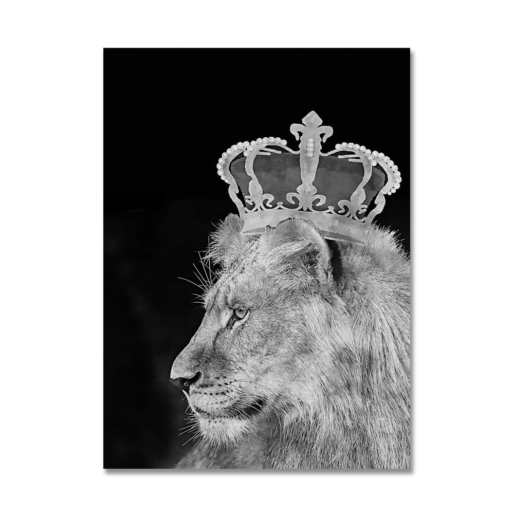 Lion King & Lioness Queen Canvas Lioness Queen V Canvas