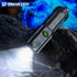 4-Mode LED Flashlight - Telescopic Zoom Tactical Torch, USB Rechargeable, Long-Range Camping Light