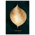 Abstract Golden Leaves Canvas Canvas