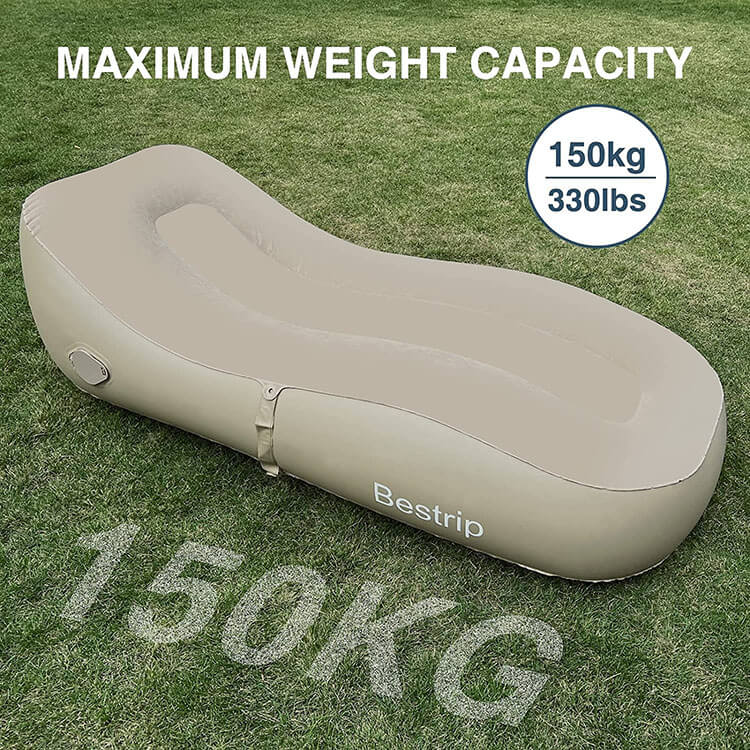 Inflatable Air Mattress With Rechargeable Pump Inflatable Air Mattress