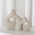 White Nordic Ceramic Vases Set Nordic Vases