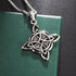 Witch Knot Necklace - Stainless Steel Celtic Knot Pendant Style 1-Silver Men's Necklace
