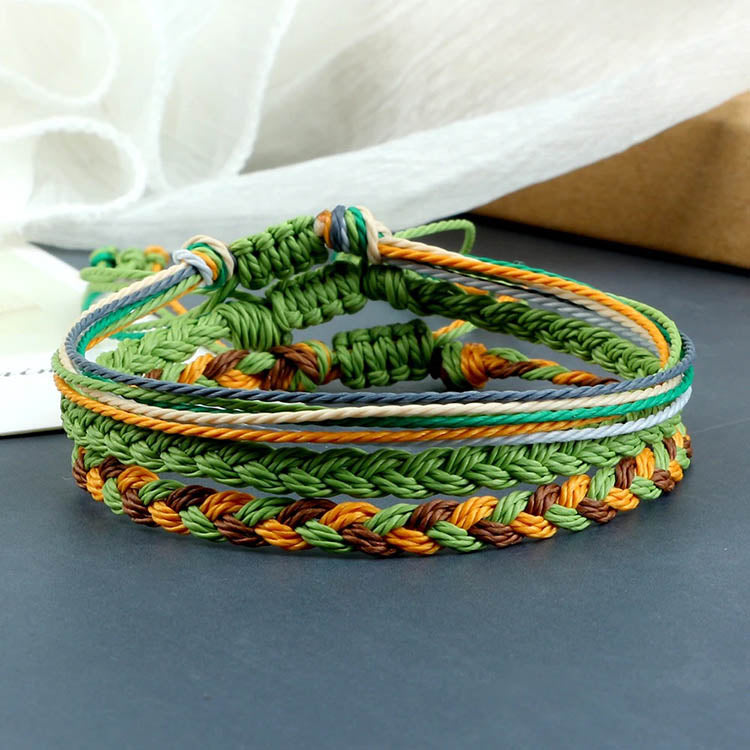 Multi Color Tibetan Bracelet Set Tibetan Buddhist Bracelet