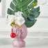 Bubble-Blowing Girl Planter Vase Pink - Cat Ears Bubble-Blowing Girl Vase Vases