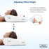 Trend™ Orthopedic Memory Foam Pillow for Neck and Sciatica Pain Memory Foam Neck Pillow