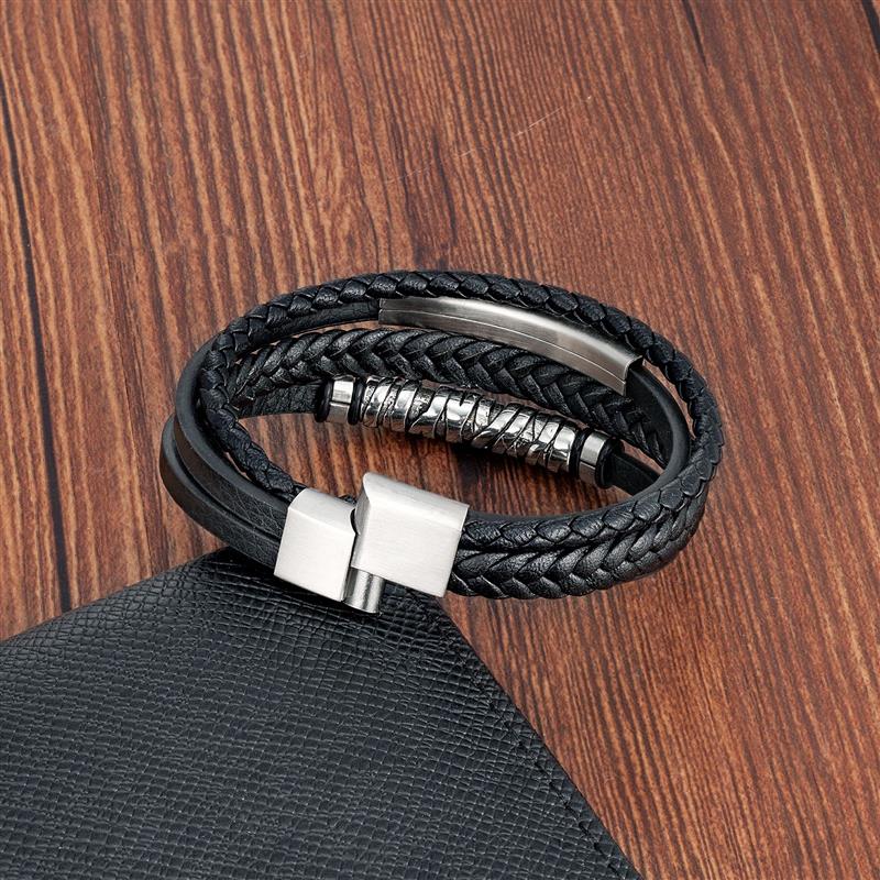 Multilayer Braided Viking Bracelet for Men Men's Bracelet