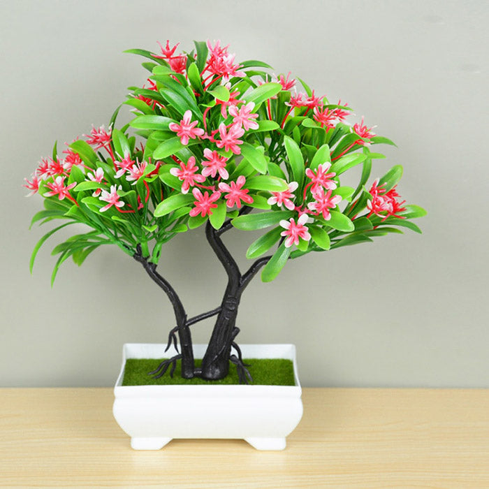 Artificial Bonsai Tree in Pot Green T3 Artificial Bonsai Tree