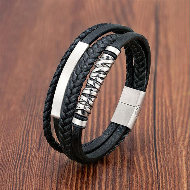 Multilayer Braided Viking Bracelet for Men Men's Bracelet