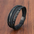 Multilayer Braided Viking Bracelet for Men Black 1 Men's Bracelet