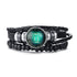 Zodiac Multilayer Leather Bracelet Gemini Bracelet