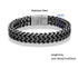 Dark Grey Chain Bracelet 8-12mm Men's Bracelet