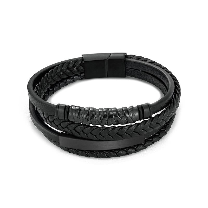 Multilayer Braided Viking Bracelet for Men Men's Bracelet